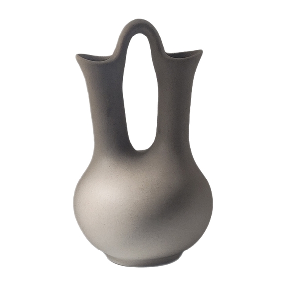 Elegant MCM-Style Pigeon Forge Pottery Ceremony Vase Adorned with Dogwoods - Picture 3 of 6